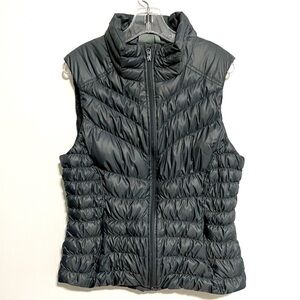 Athleta Grey Goose Down Downalicious Puffy Vest - Size XL